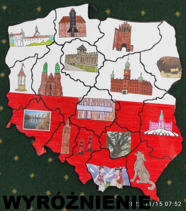 Praca z mapą Polski