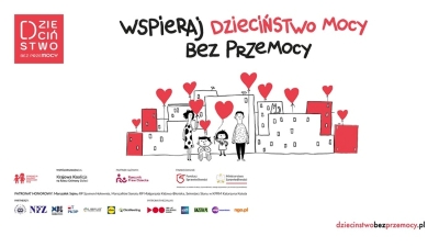 Zdjęcie przedstawia treść kampanii Stop przemocy wobec dzieci